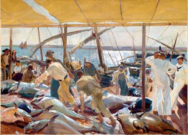 Ayamonte, la pesca del atún, 1919