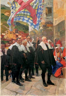Navarra, el Concejo del Roncal, 1914